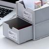 1Pc Desktop Storage Box Cosmetics Storage And Office Stationery Storage Cabinet Can Be Stacked And Combined For Drawer Storage