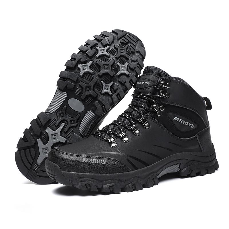 Autumn and Winter New High-top Outdoor Hiking Shoes Leisure Sports Comfortable Fashion Men's Large Size Hiking Shoes