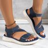 Female Shoes On Sale 2025 Open Toe Women's Sandals Plus Size Casual Sandals Women Round Toe Narrow Band Outdoor Ladies Shoes