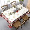Christmas Table Cloth Home Coffee Table Decorative Tablecloth Kitchen Restaurant Year Gift Christmas Flower Accessories