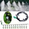 10m Drip Irrigation Cooling System Automatic Watering Pump Controller for Home Garden Courtyard Sprinkler Drip Irrigation Device