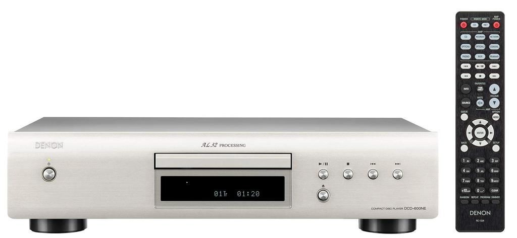 Denon DCD-600NE High-Performance CD Player, Premium Silver (DCD-600NESP)