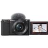 Sony Vlog Camera Interchangeable Lens VLOGCAM Mirrorless Single Lens Camera Power Zoom Lens Kit Windscreen Included Black B APS-C ZV-E10 (Included