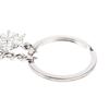 1Pc Silver Ice Skates Snowflake Pendant Key Ring Skating Key Chain Keychain