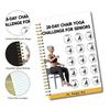 28-Day Chair Yoga Challenge Spiral Notebook Thick Paper Fitness Planner for Seniors Beginners Versatile Gift for Home Office School