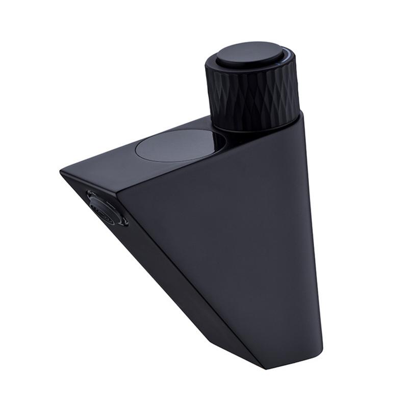 LCD Digital Display Bathroom Basin Faucet Thermostatic Creative Wash Tap Black/Chrome Brass Deck Mount Basin Tap Button Tap