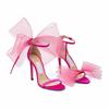 Woman Sandals Big Butterfly-Knot Summer 2024 High Heels Pumps Pointed Designer Mary Janes Sexy Stiletto Wedding Wind Solid Shoes
