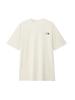 North Short Sleeve Cut and Sew Short Sleeve GTD Melange Crew Grayish White M [The Face] T-Shirt Men's