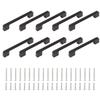 10PCS Cabinet Drawer Handles Pulls Aluminum Alloy Drawer Push Pull Handles for Kitchen Drawer
