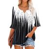 3/4 Sleeve Tops For Women Casual Ruffle V Neck T Shirts  Work Blouses Dressy Tunic Tops