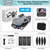 New AE7 Drone 8K HD ESC 3 Cameras Hovering Brushless Motor Obstacle Avoidance Optical Flow Positioning Quadcopter Aerial Photography Toy Gift