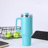 40oz Straw Insulated Tumbler with Handle Portable Water Cup Stainless Steel Vacuum Thermal Insulated Mug for Cold Hot Beverages