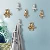 Resin Hook Door Behind Seamless Coat Hook Bedroom Key Frame Sticky Hook Home Wall Bird Storage Hook Wall Decoration