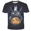 Totoro T Shirts Funny Cute Anime 3D Miyazaki Hayao Totoro T-shirt Fashion Casual Summer Tops Short Sleeve Shirts