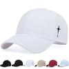 Unisex Cross Embroidery Snapback Baseball Caps Spring and Autumn Outdoor Adjustable Casual Hats Sunscreen Hat