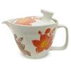 Teapot with 240ml for Hasami Made In Freesia Design J-kitchens Kunzan-yaki Strainer, Capacity, 1-2 People, Ware, Japan,