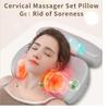 Upgraded 2 In 1 Neck Massager Pillow Cervical Spine Traction Back Shiatsu Massagers  Electric Body Car And Home Massage Pillows