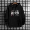 Fashion Streetwear Top Male Outdoor Essentials God Amen Print Men Hoodies Casual Sporty Sweatshirt Winter Warm Hooded Pullover