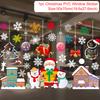 Cartoon Christmas Window Glass Stickers 2025 Christmas Decoration for Home Living Room Wall Decor 2025 Happy New Year Stickers