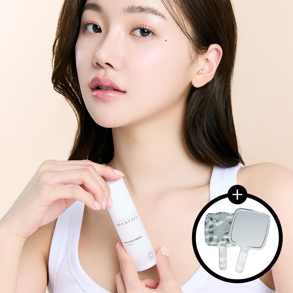 Tox & Peel Eye & Face Serum 30ml (hand Mirror Included)