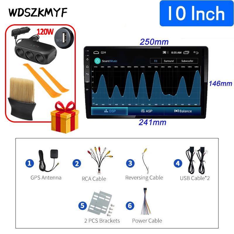 Android 13 Car Multimedia 7/9/10Inch Wireless Apple Carplay Android Auto 2 Din Stereo Receiver Car Radio Rear View Camera