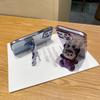 Quicksand Bear Holder Lanyard Glitter Phone Case For Infinix Hot 40 40i 30 30i 20 12 11S 11 10 9 Play NFC Zero 30 Bracket Cover