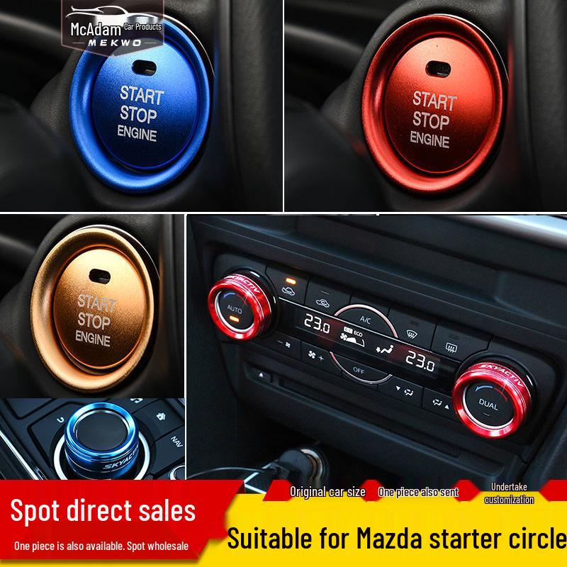 14-19 Chevy C7 Corvette AC Volume Knob Ring Mod