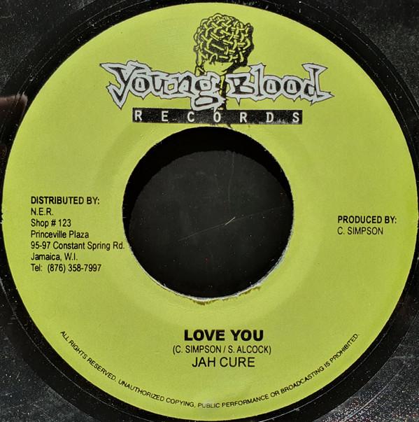 7inch Record JAH CURE / QT & MOSES - Love You / Many Roads To Cross NONE Young Blood Rec 2004 Jamaica Reggae, Ska & Dub Used