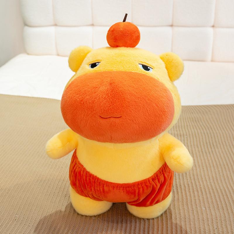 Stuffed Lulu Capybara Animal Pp Cotton Filling Soft Plush Toy For Decor Home