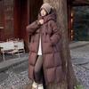 Winter Long Coats for Women Overcoat Hooded Fashion Thick Warm Woman Parka Korean Style Winter Jacket