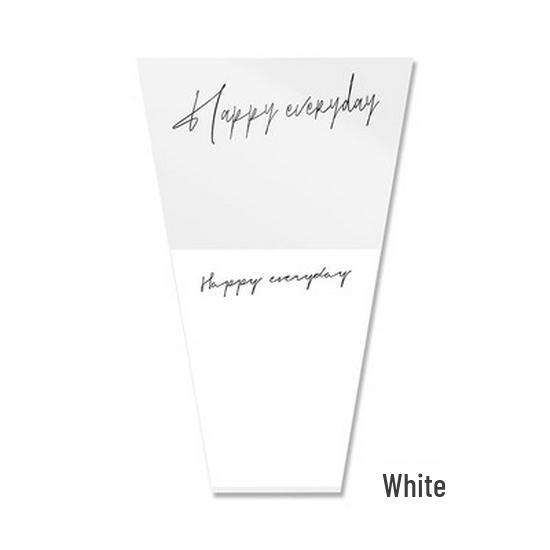 Chinese Style Transparent Floral Packaging Bag - Waterproof Kraft Paper