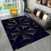 3D Abstract Modern Geometric Illusion Area Rug,Carpet Rug for Living Room Bedroom Sofa Doormat Decor,Kid Game Non-slip Floor Mat