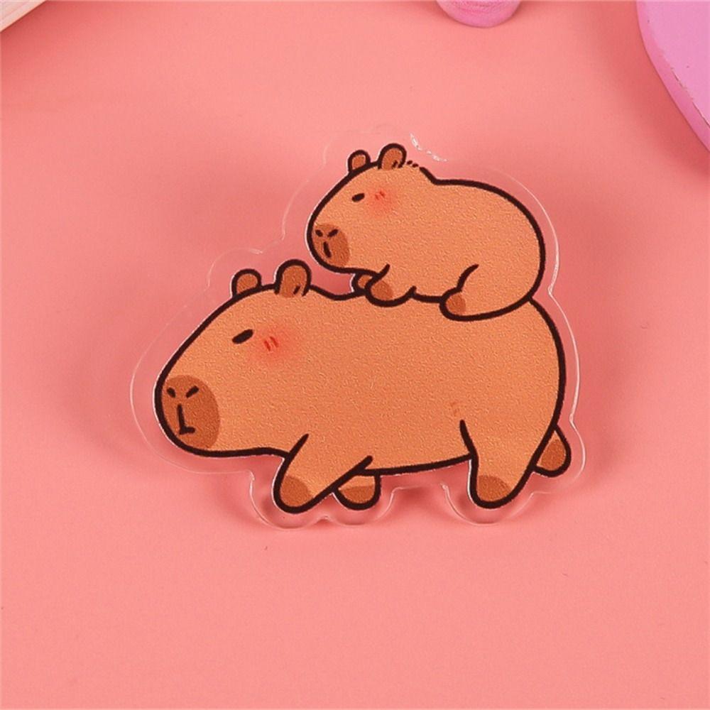 Cute Capybara Pins Bag Pin Brooches Personalized Lapel Badge  Kids Gift