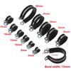 Metal Wiring Hose Clamp Useful Cable Fasteners Rubber Lined Clips  Hardware Electrical Fittings