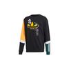 Adidas Originals Trefoil Sprt US FT Crew Sweatshirt Men Tops Black GJ6749
