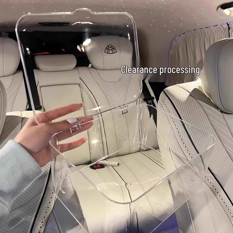 Transparent Acrylic Flip-Top Storage Box with Lid - Dustproof Organizer for Bedroom, Dorm, or Office.