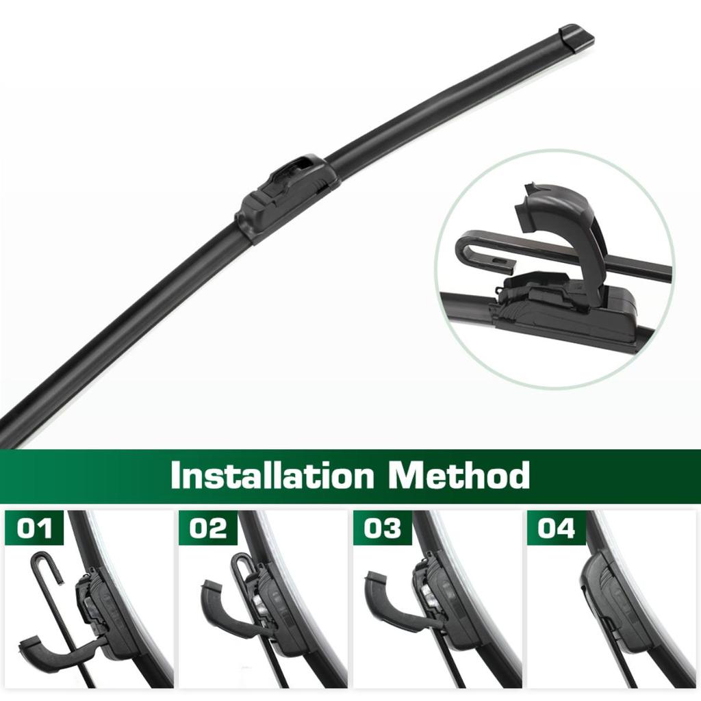 For KIA Sportage SL 2010-2015 2011 2012 2013 2014 Wiper Front Wiper Blades Windshield Windscreen Window Brush 24"+18