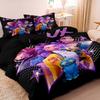 Kpop Demon Hunters Huntrix Bedding Set Single Twin Full Queen King Size Bed Set Adult Bedroom Sets Anime BedDuvet Cover