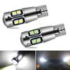 2Pcs W5W T10 LED Canbus Error Free 12V 6000K 3030 9SMD Auto 5W5 LED Bulb Clearance Wedge Side Turn Signal Light Super Bright White