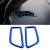 For Renault Koleos 2017- Dashboard Air Conditioning AC Outlet Vent Frame Cover Trim Stainless Steel For Samsung