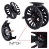 Fly Fishing Reels with Large Arbor High Quality Body and Spool In Fly Reel for Stream River Fishing