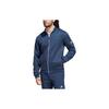 Solid Color Logo Print Golf Jacket Men Outerwear Blue HF6515