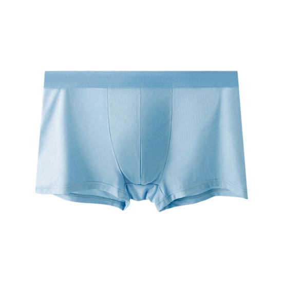 Мужское нижнее белье боксеры Эластичный дизайн со средней посадкой Однотонные шорты брифы U-выпуклой формы Тонкие мягкие трусы