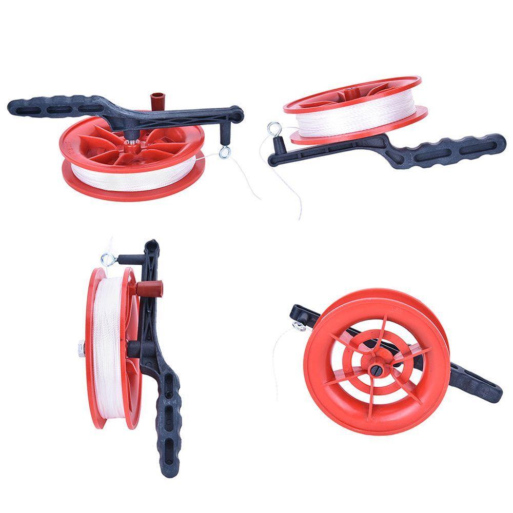 Outdoor Child Handle Red Line Tool Kite String Wheel 100M Winder