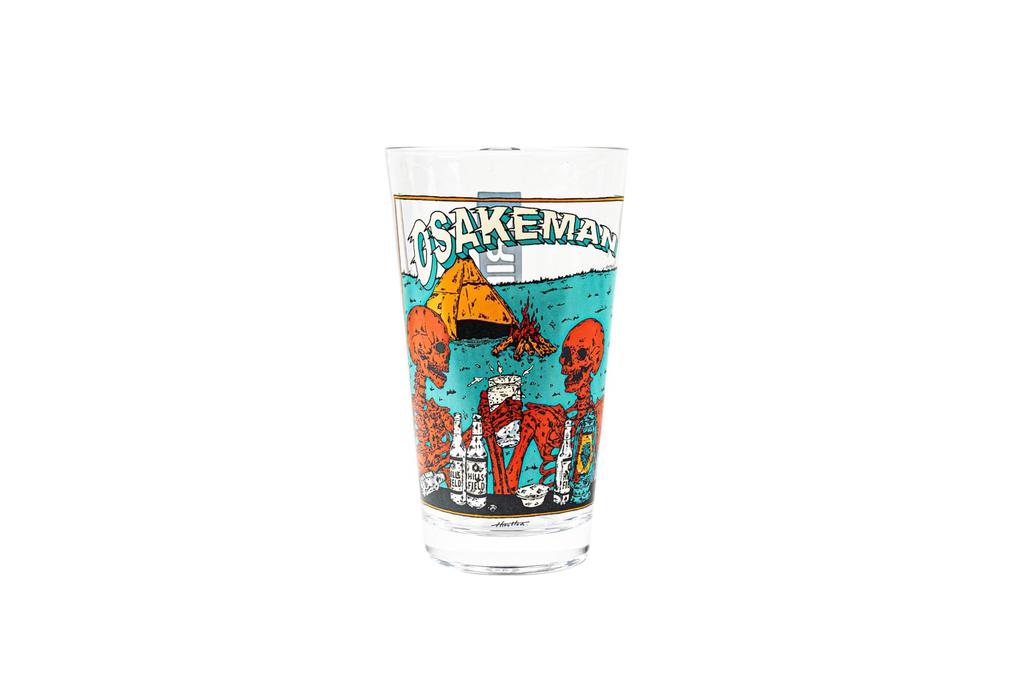 HILLS FIELD OSAKEMAN Pint Perfect for Beer and Makes a Great Osakeman Hills Cup [Official] Glass, 480ml, Highballs! Gift! Field, Camping, Outdoors,