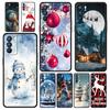 Case For Oppo Find X6 Pro X5 A54 A53 A52 A9 A15 A95 A17 A76 A74 A57 A31 Reno8 Reno7 Reno6 Pro 5G Cover Christmas Graphic Printed