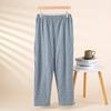 Men's Fall Winter Warm Pajama Bottoms Plaid Pajamas Pants for Men Soft Long Lounge Sleepwear Woven Pj Sleep Pant with Pockets Outdoor Casual Pants