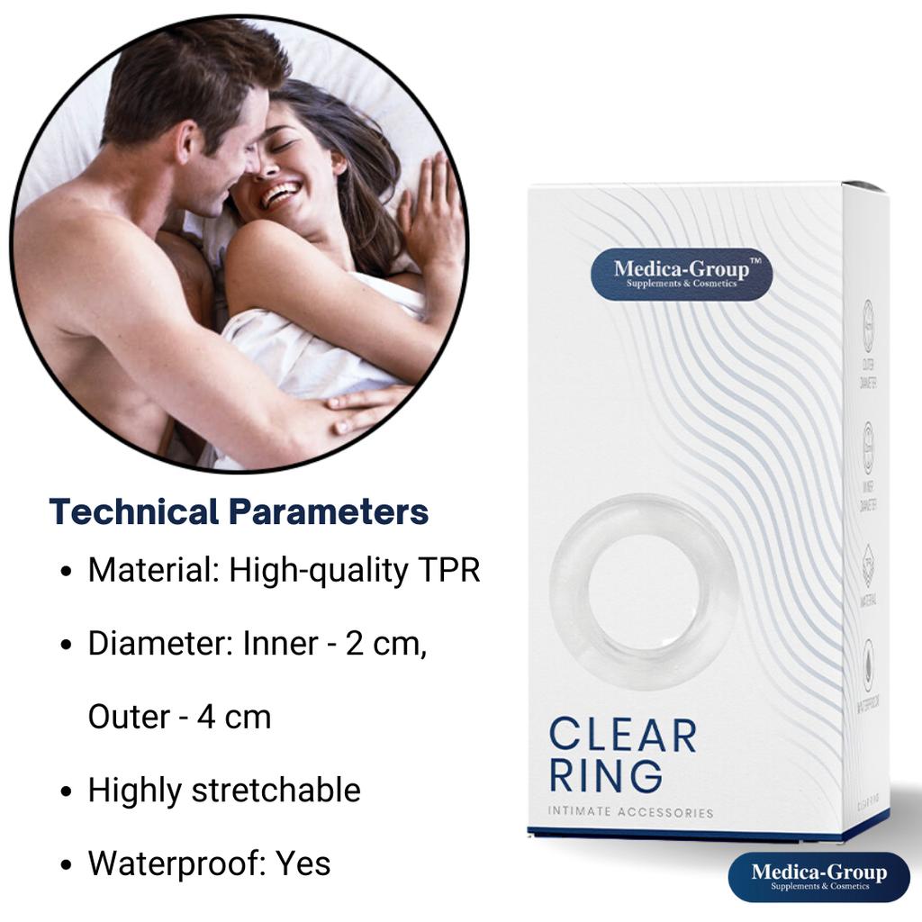 Clear Ring - Stretchable Gel Erectile Ring for Prolonged Pleasure and Maximum Erection