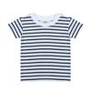 Childrens/Kids Striped Crew Neck T-Shirt