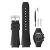 Sibehill 20mm Replacement Silicone Watch Band for Omega and X, Swatch, MoonSwatch, Speedmaster.